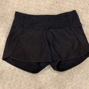 Black lululemon shorts